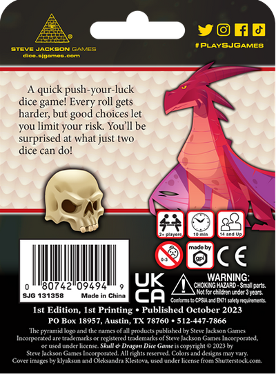 Skull & Dragon Dice Game