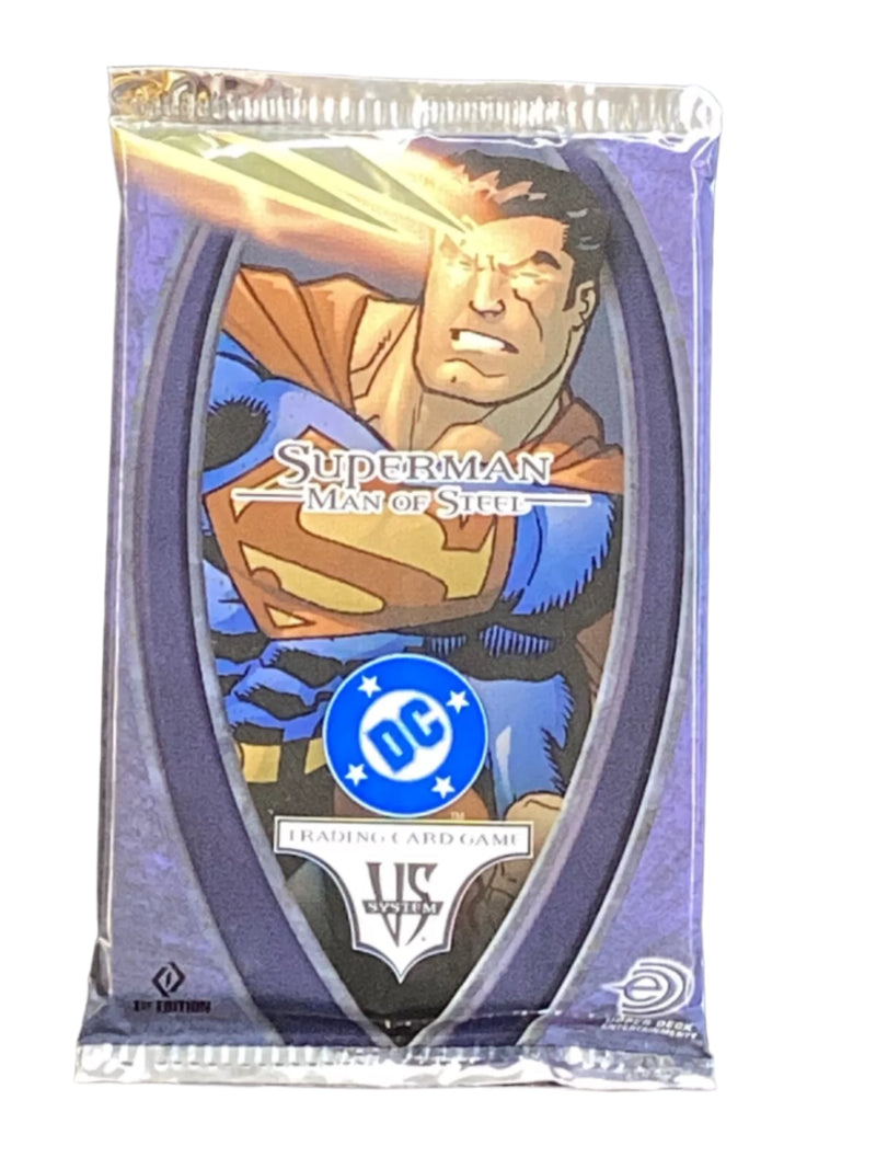 Upper Deck Superman Man Of Steel Trading Card Game Pack 1st Edition