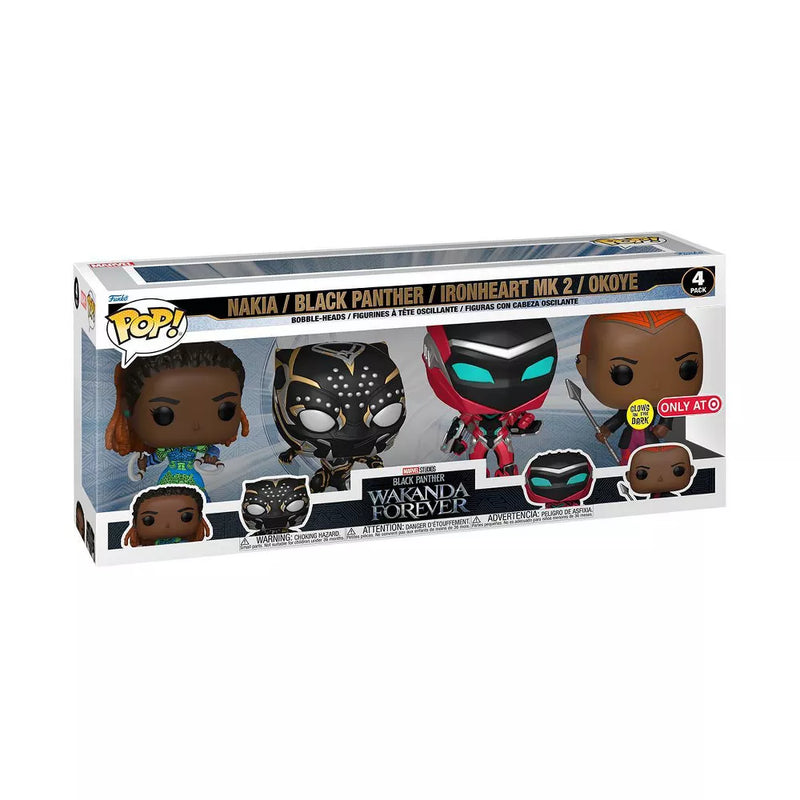 POP! Marvel Black Panther: Wakanda Forever - 4 pack (Target Exclusive) Vinyl Figure