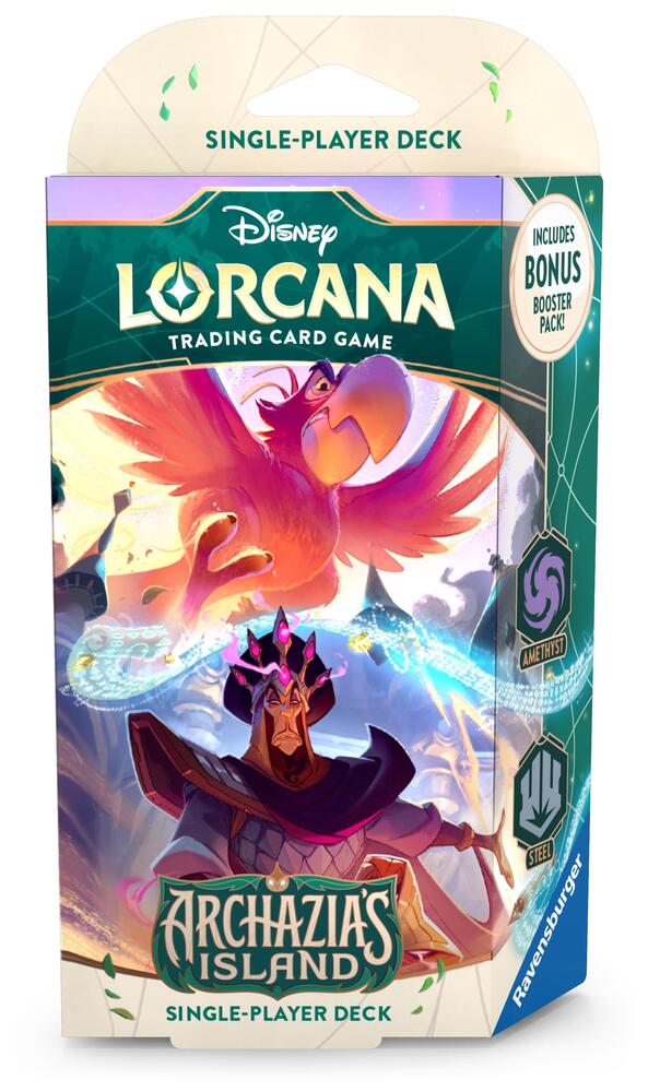 Disney Lorcana Archazia`s Island - Amethyst & Steel Starter Deck