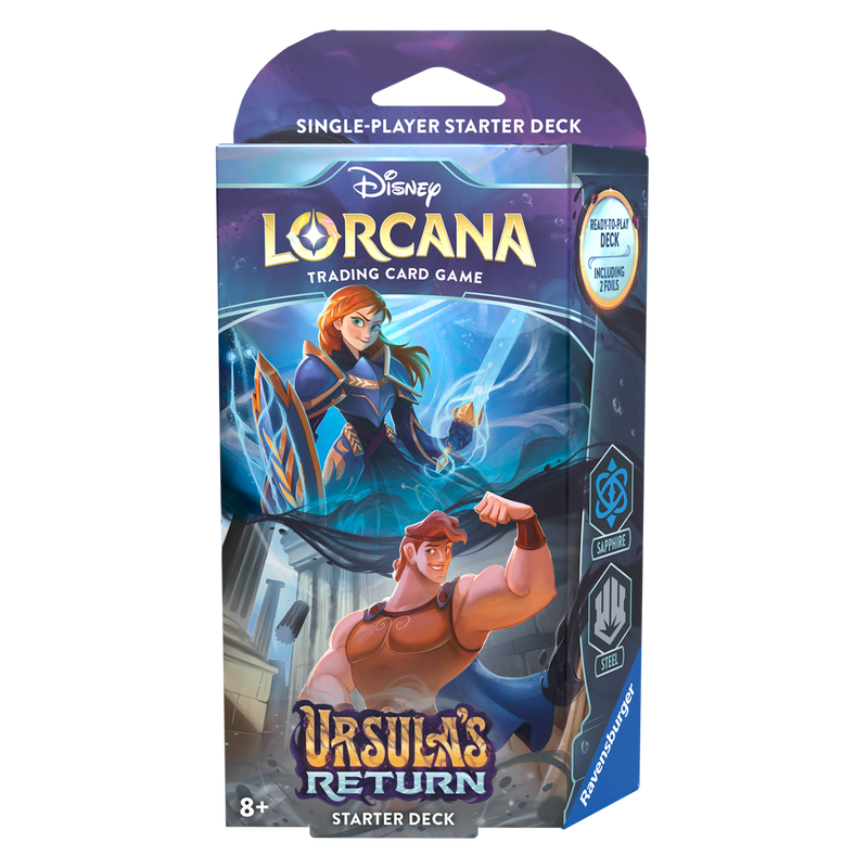 Disney Lorcana TCG Ursula`s Return - Starter Deck - Sapphire and Steel