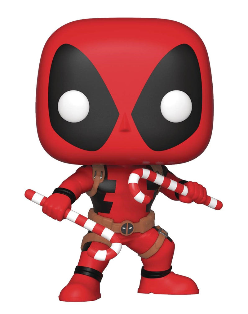 Pop Marvel Deadpool with Candy Canes Vinyl Figure