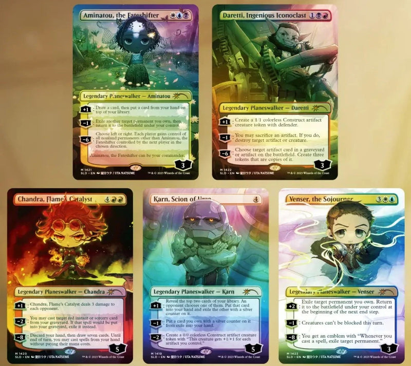 Magic the Gathering CCG: Secret Lair - Li`l`est Walkers Rainbow Foil Edition