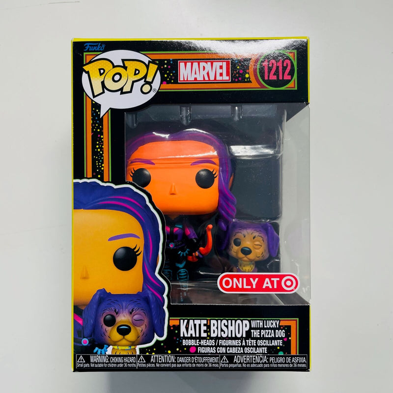 Pop Marvel Kate Bishop with Lucky the Pizza Dog Target Exclusive Vinyl Figure