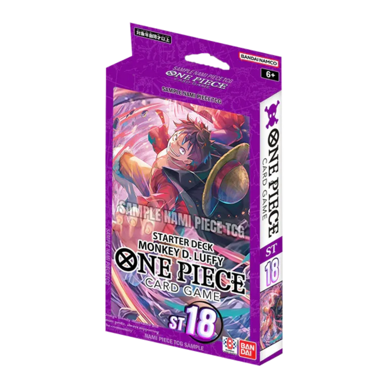 One Piece Collectible Card Game Starter Deck Purple Monkey D. Luffy (St-18)