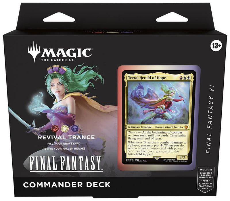 Magic The Gathering Final Fantasy Revival Trance Commander Deck