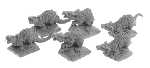 Dungeon Dwellers Bones Giant Tomb Rats (6)