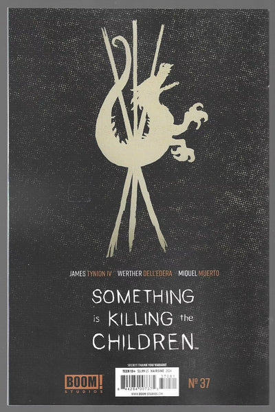 Something Is Killing The Children #37 Secret Thank You Variant