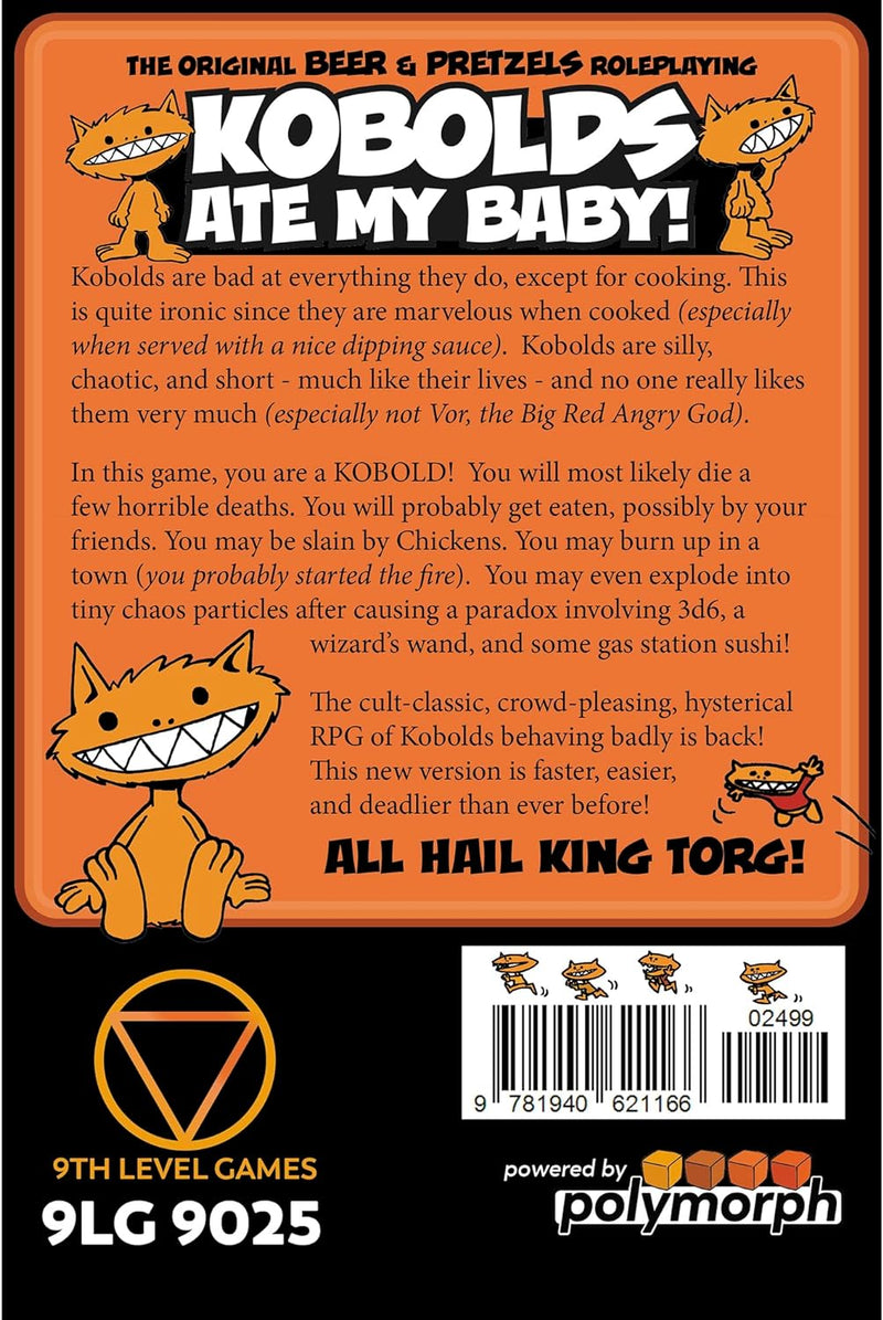 Kobolds Ate My Baby! RPG: The Orange Book