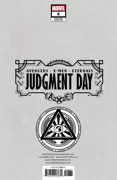 AXE Judgment Day Omega #1 David Nakayama Virgin Variant (NM)