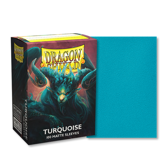 Dragon Shield: Matte Card Sleeves (100): Turquoise