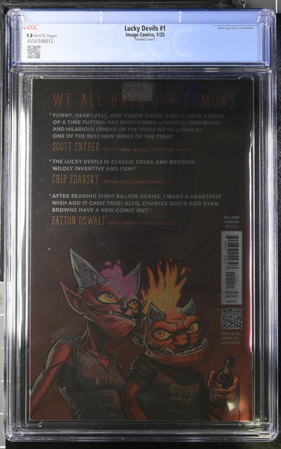 Lucky Devils (2025) #1 - CGC 9.8 - Virgin Foil Variant