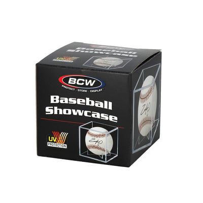 BCW Baseball Showcase with Built-In Stand - UV Protection