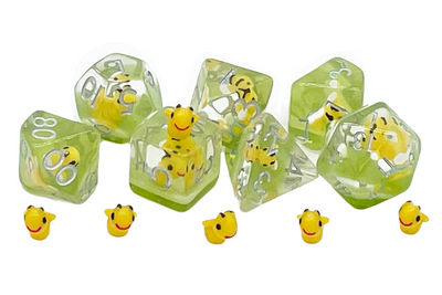 Animal Kingdom - Baby Bumblebee 7 Piece RPG Dice Set