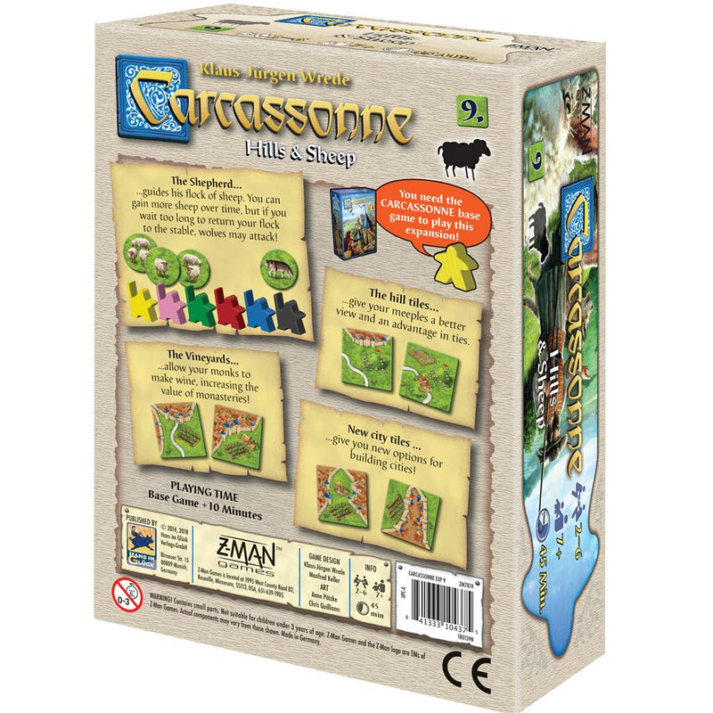 Carcassonne Expansion 9 - Hills and Sheep