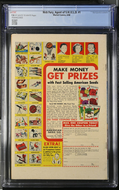 Nick Fury, Agent of S.H.I.E.L.D. (1968) #1 - CGC 7.0 - Scorpio appearance