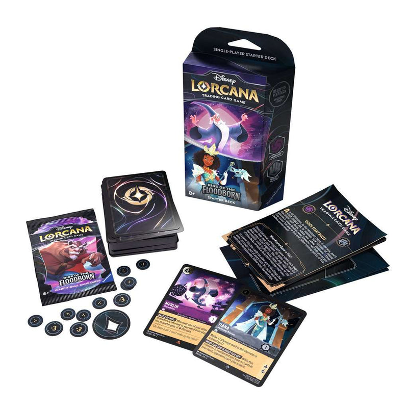 Disney Lorcana Rise of the Floodborn - Amethyst & Steel Starter Deck