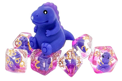 7 Piece RPG Animal Kingdom - Baby T-Rex - Purple