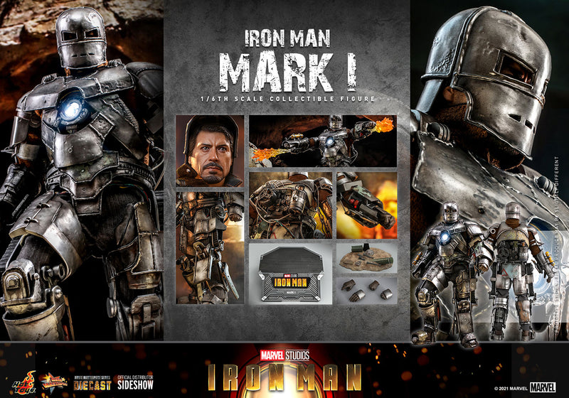 Hot Toys Iron Man Mark I Sixth Scale Collectible Figure