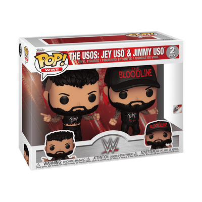 Pop! The Usos: Jey Uso & Jimmy Uso Vinyl Figures 2-Pack