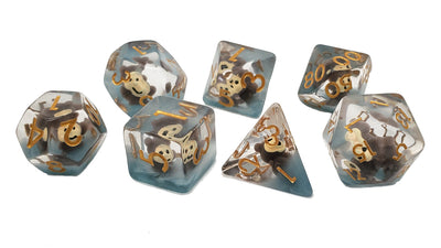 7 Piece RPG Dice Set Animal Kingdom - Monkey Shines