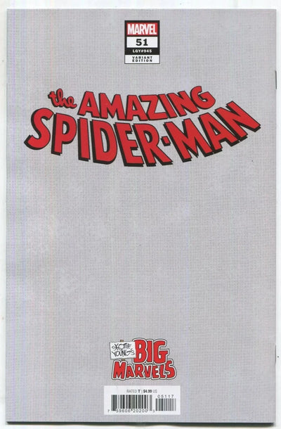 Amazing Spider-Man #51 - 1 in 50 Skottie Young's Big Marvel Virgin Black And White Variant