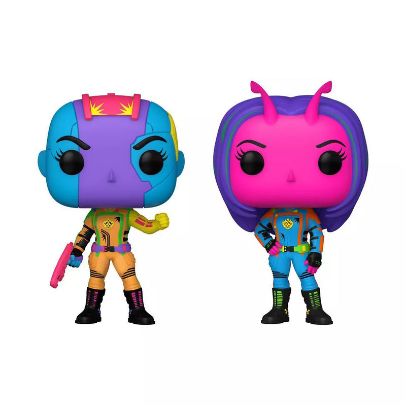 POP! Guardians of The Galaxy: Volume 3 - Nebula & Mantis 2 pack (Blacklight) (Target Exclusive)