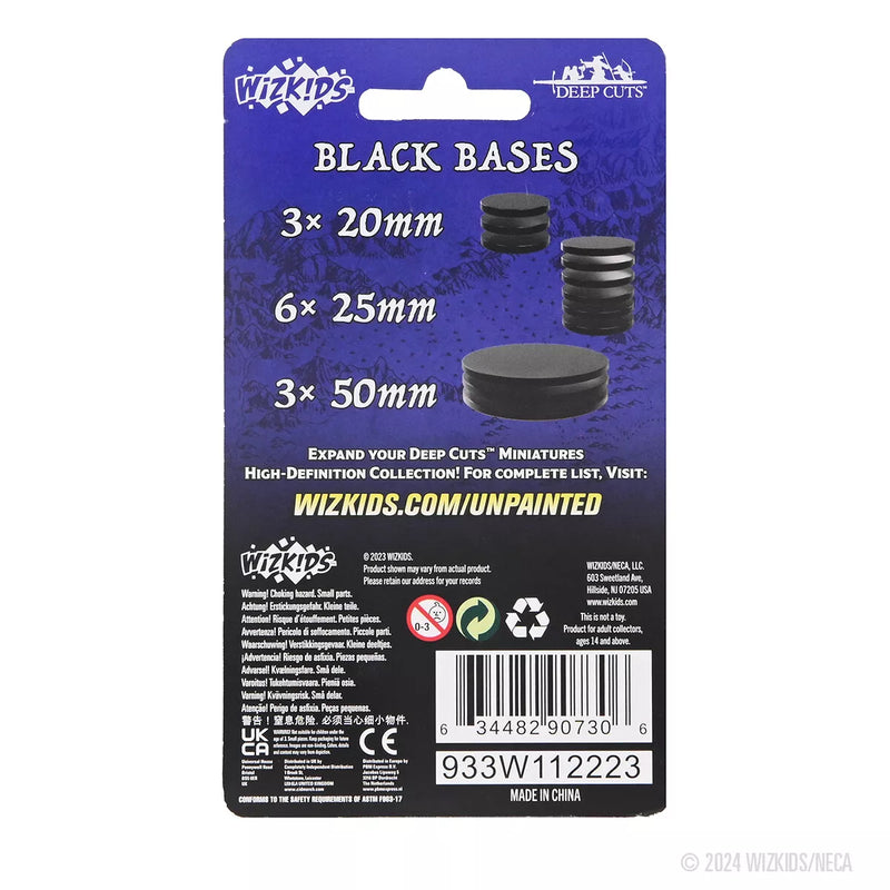 Wizkids Deep Cuts Black Bases