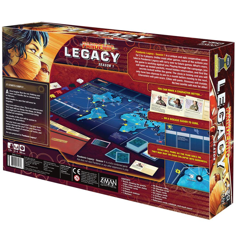 Pandemic Legacy Season 1 Red Edition