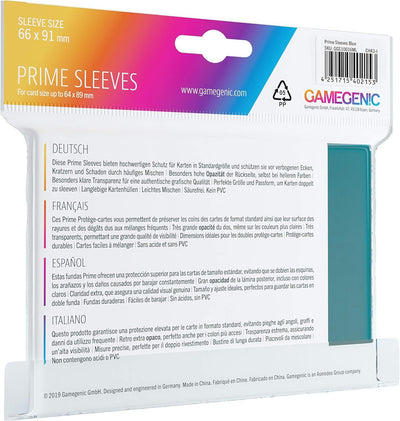 Prime Sleeves Blue