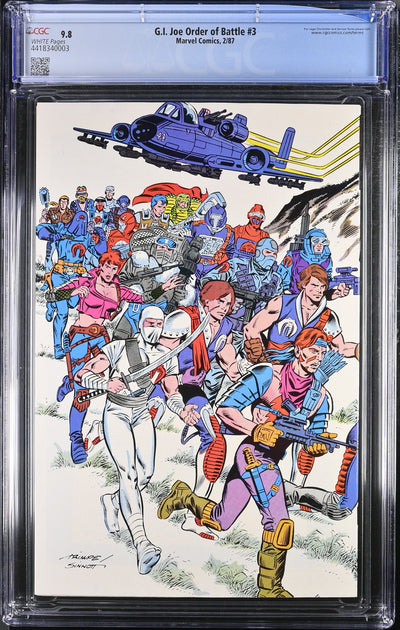 G.I. Joe Order of Battle (1987) #3 - CGC 9.8 - Wraparound Cover