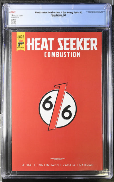 Heat Seeker Combustion A Gun Honey Series (2025) #2 - CGC 9.6 - 616 Comics Variant
