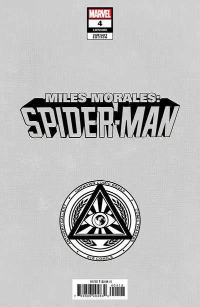 Miles Morales Spider-Man #4 Unknown Comics Tyler Kirkham Exclusive Variant