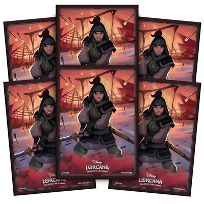 Disney Lorcana Rise of the Floodborn Card Sleeves - Mulan