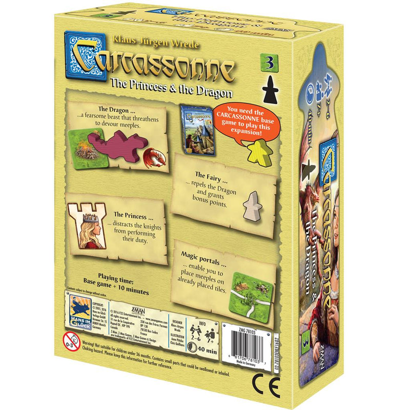 Carcassonne: Expansion 3 - Princess and the Dragon