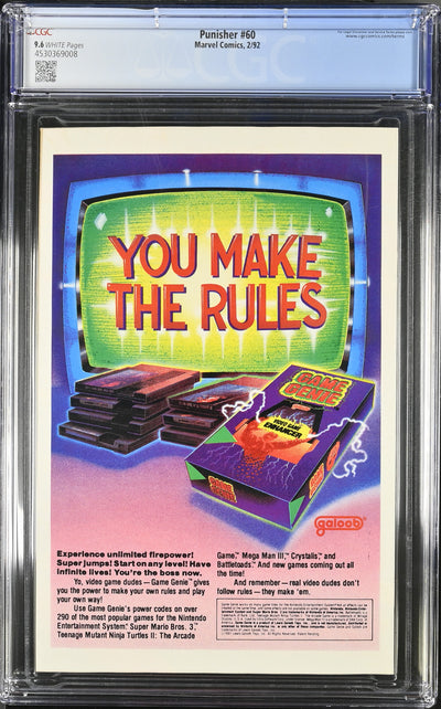 Punisher (1992) #60 - CGC 9.6 - Luke Cage appearance