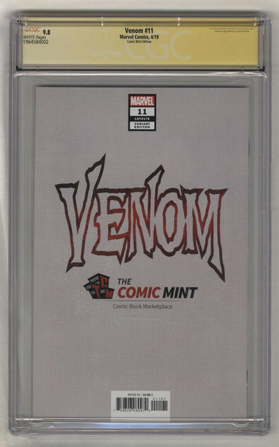 Venom #11 (2019) CGC 9.8 - Mayhew Variant Cover - Signed By Cates & Mayhew - Sketch by Mayhew - Signature Series