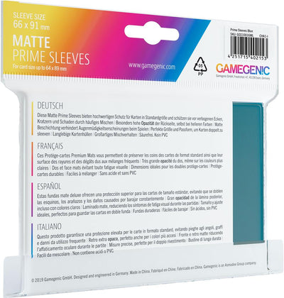 Matte Prime Sleeves BLUE