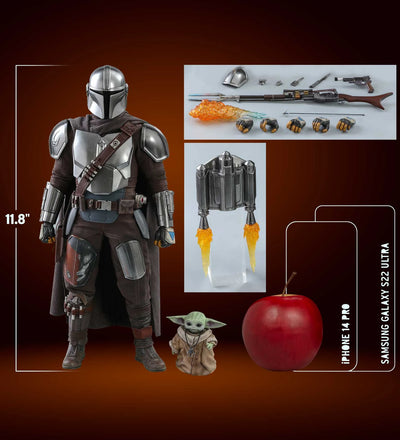 Hot Toys Star Wars The Mandalorian and The Child Sixth Scale Collectible Figure Collector Edition