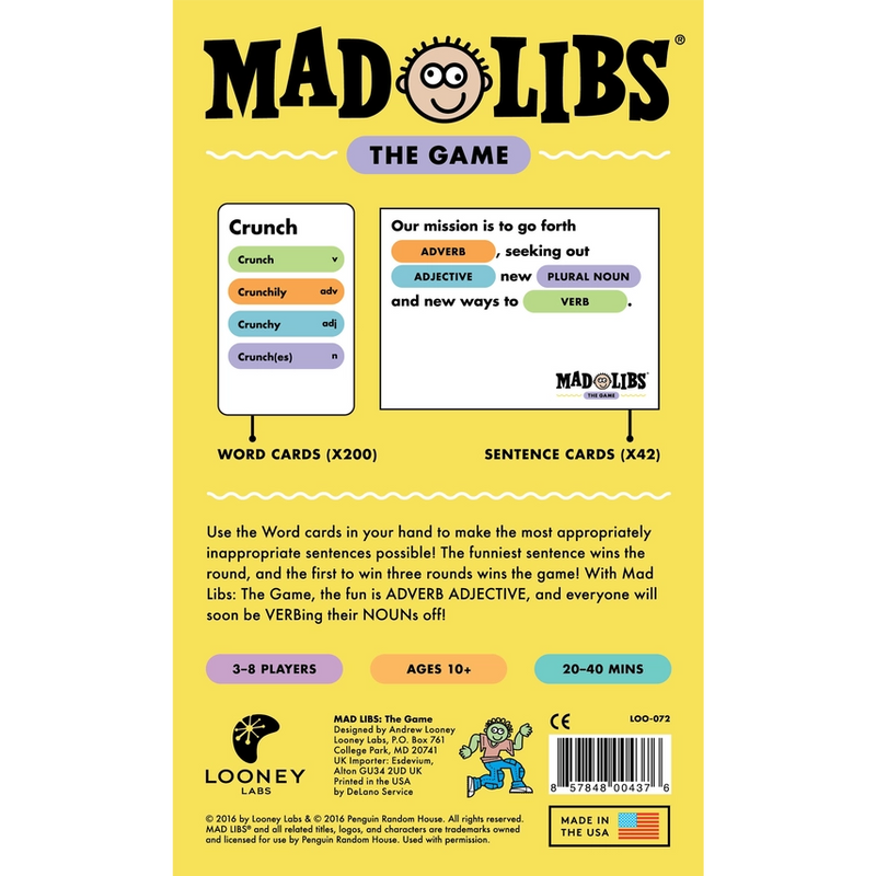 Mad Libs the Game