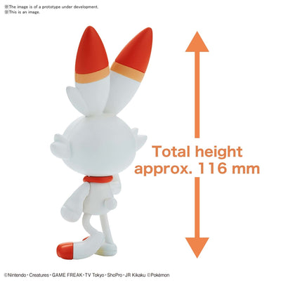 Pokemon 05 Scorbunny Quick Model Kit