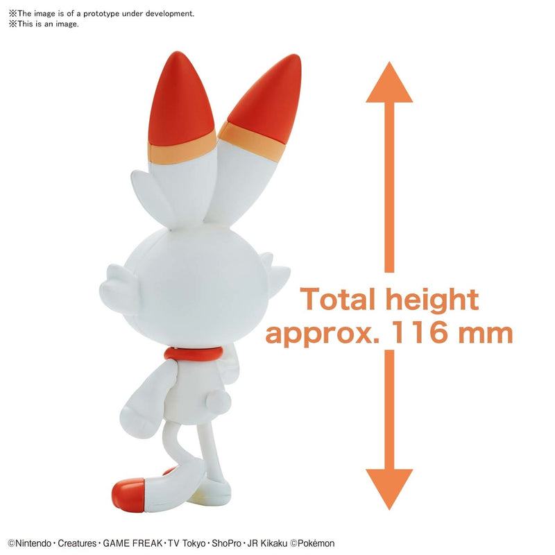 Pokemon 05 Scorbunny Quick Model Kit