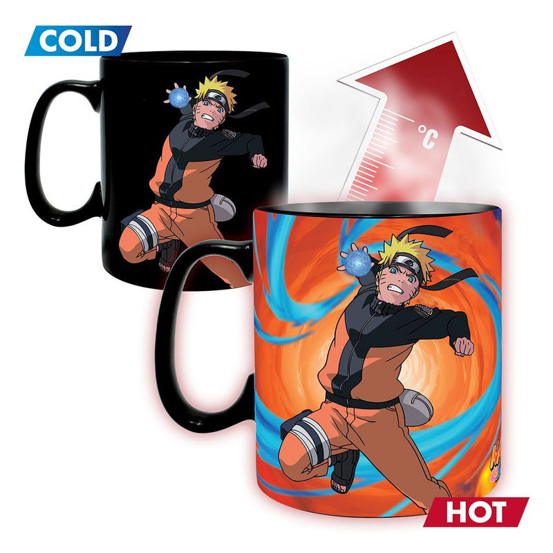 Naruto Shippuden Naruto & Sasuke Magic Mug and Coaster Set