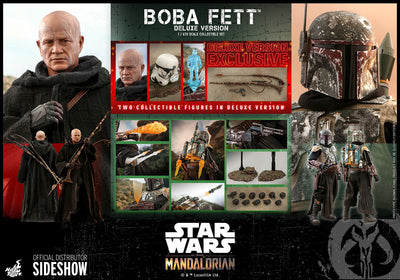 Hot Toys Star Wars Boba Fett (Deluxe Version) Sixth Scale Collectible Figure Set