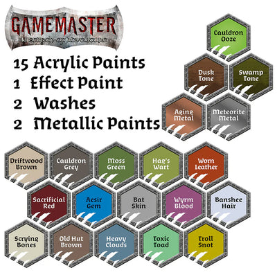 Gamemaster Wilderness Adventures Paint Set