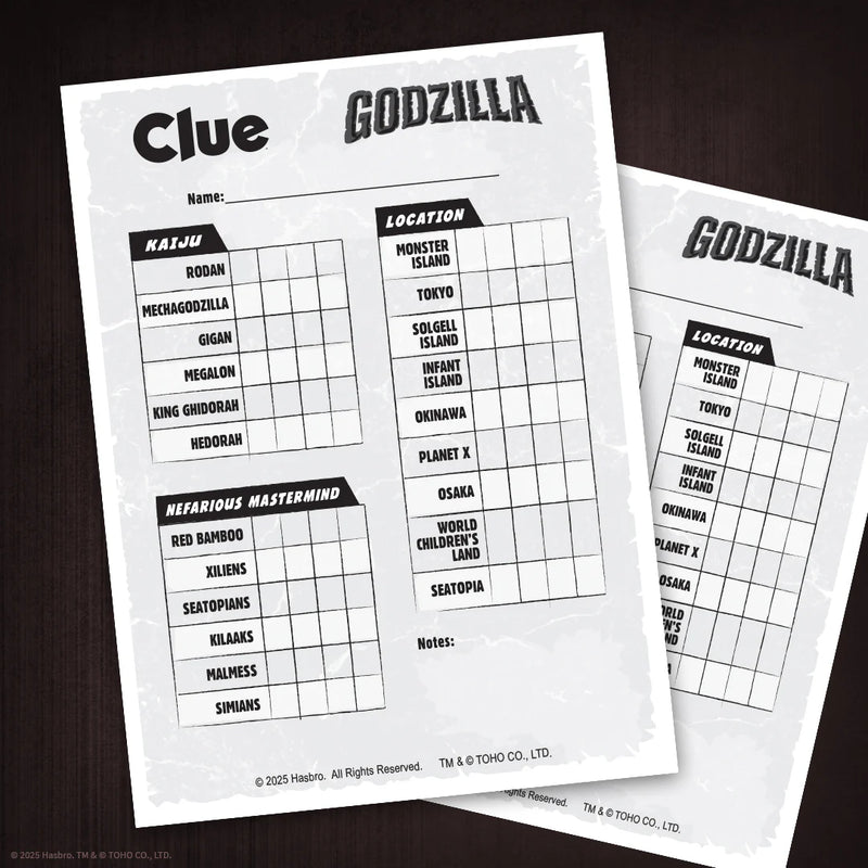Clue Godzilla