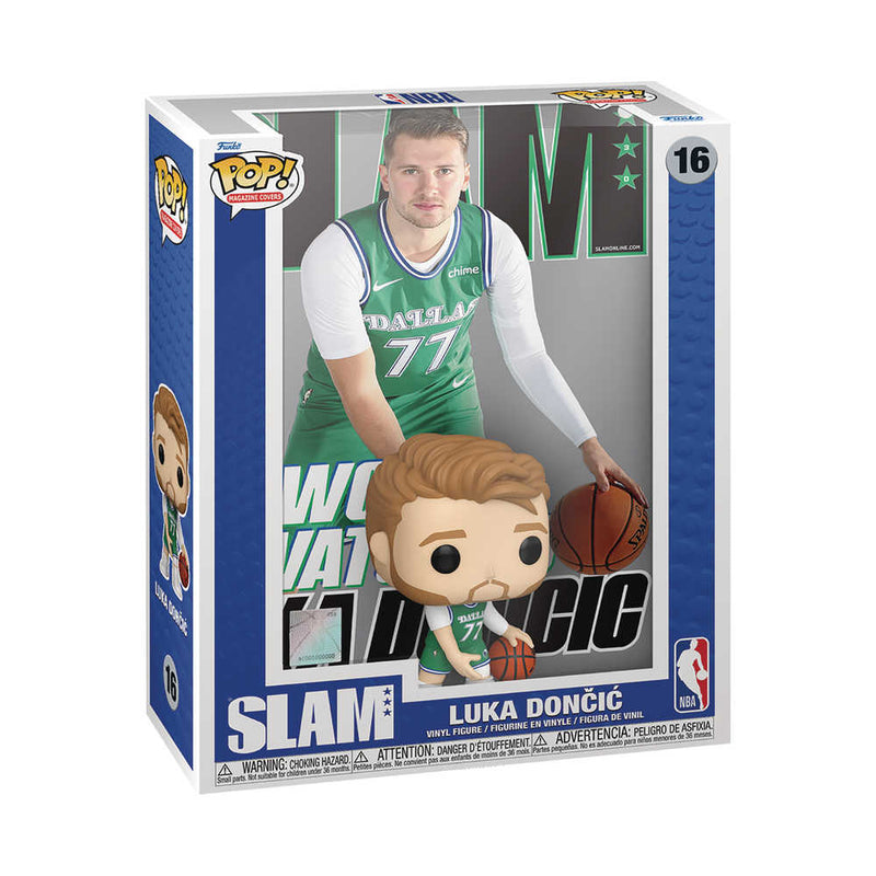 Pop NBA Slam Cover Luka Doncic Vinyl Figure