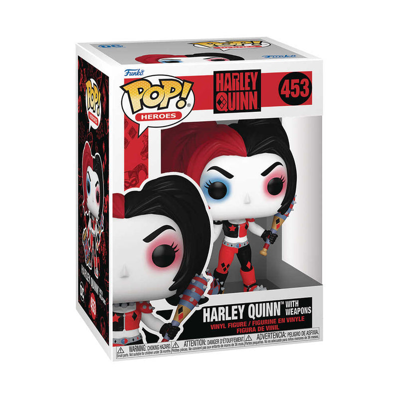 Pop Heroes DC Harley Quinn with Weapons Vinyl Figure