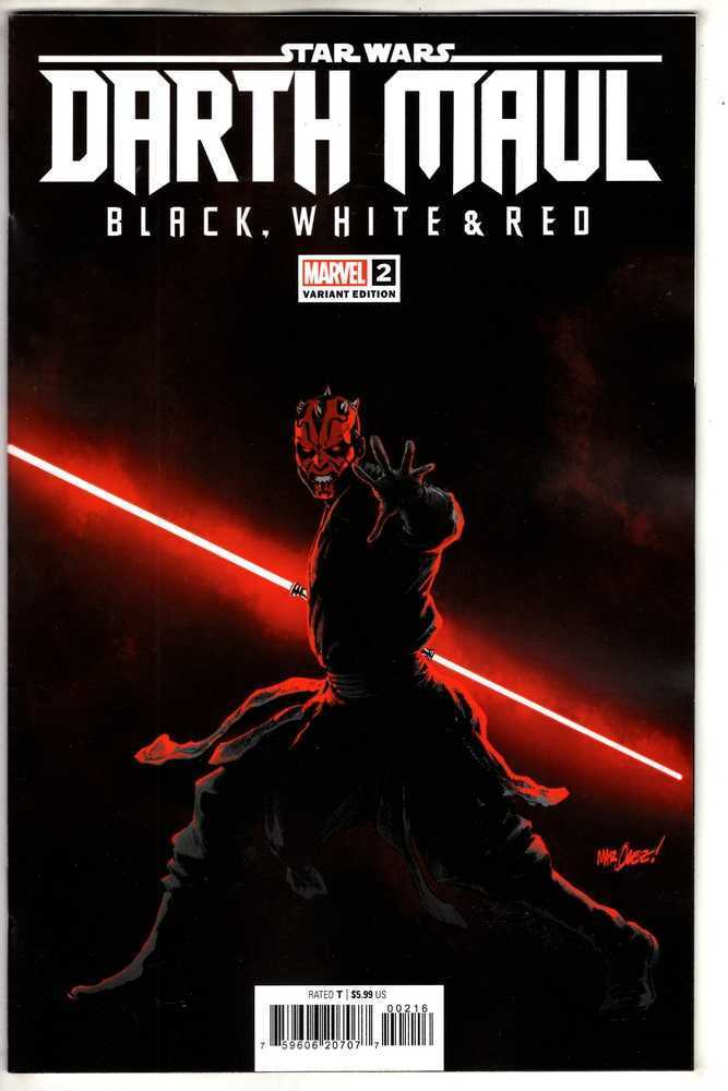 Star Wars Darth Maul - Black, White & Red 