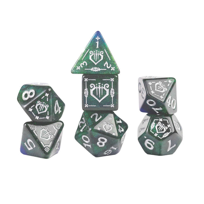 Dungeons & Dragons  Adventure Dice Bard Blue Set